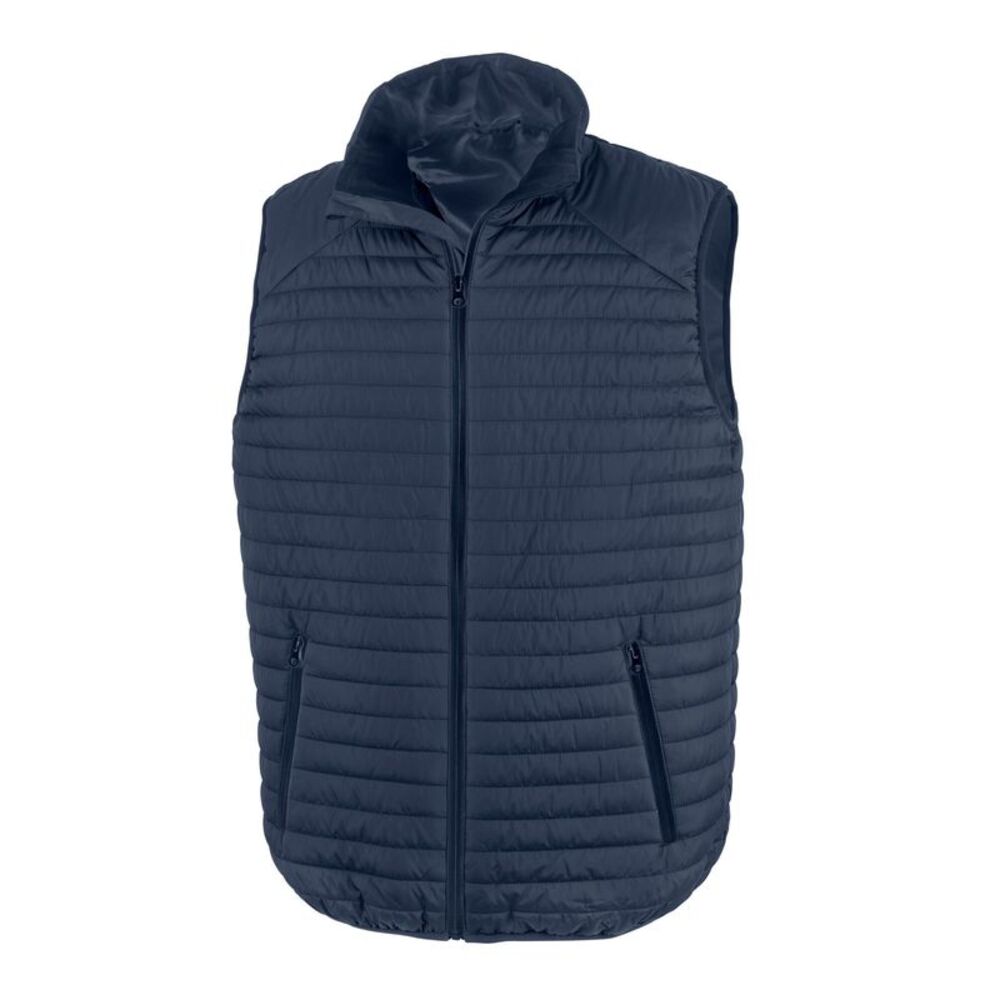 Result Unisex Adult Thermoquilt Vest / Navy/Lime